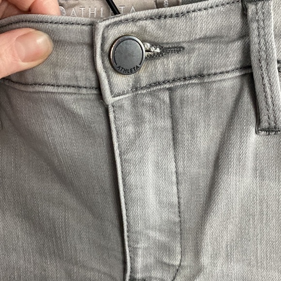 Athleta Sculptek Crop Jeans 8 Granite Wash EUC - Picture 8 of 15